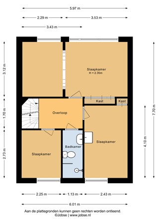 Floorplan - Westerzate 9, 3752 GA Bunschoten-Spakenburg